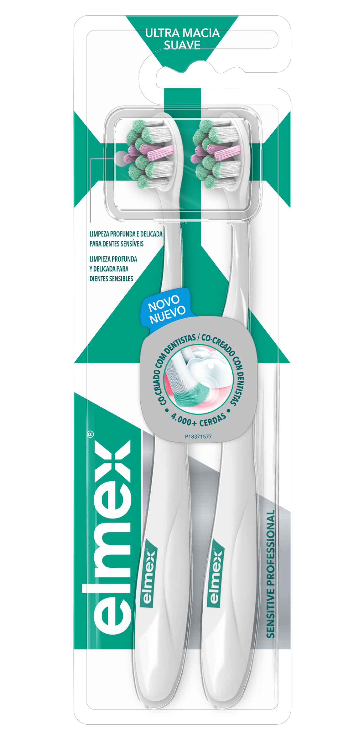 Escova de Dente elmex Sensitive Professional 2 unidades